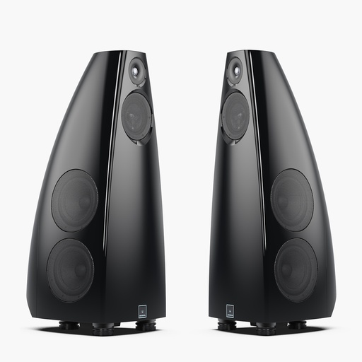 [THOM003093] MERIDIAN DSP9 (COPPIA) BLACK Coppia Diffusori da pavimento attivi con dsp
